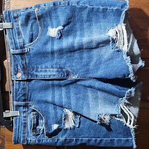 Judy Blue Denim Shorts Size XL